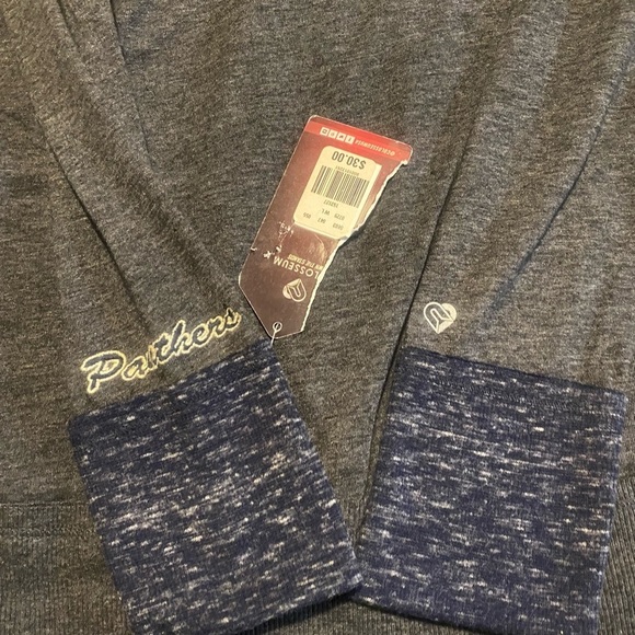 PITT Women’s cardigan new with Tags size large Gray and blue - Picture 12 of 12